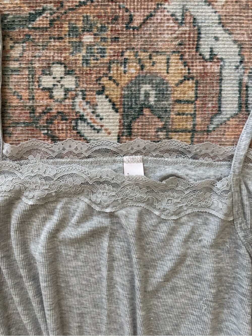 ππ¦ Auden Light Gray Lace-Trim Sleep Cami & Short Set - Picture 7 of 7